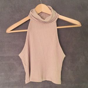 Cropped turtleneck top from Forever 21